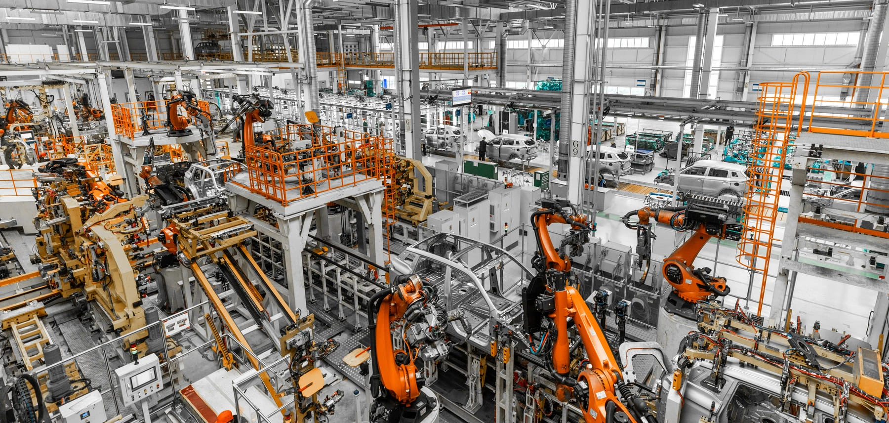 Roboter in der Industrie 4.0.