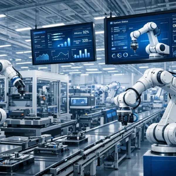 All about Automation: Moderne Fabrikautomatisierung mit Robotern und digitalen Systemen