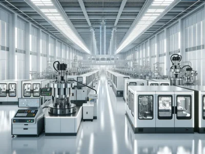 Moderne Kunststoffbearbeitungsmaschinen und Anlagen für industrielle Verfahren