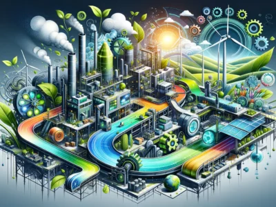 Nachhaltige Fertigung Industrie umweltfreundliche ressourceneffiziente Produktion 2025