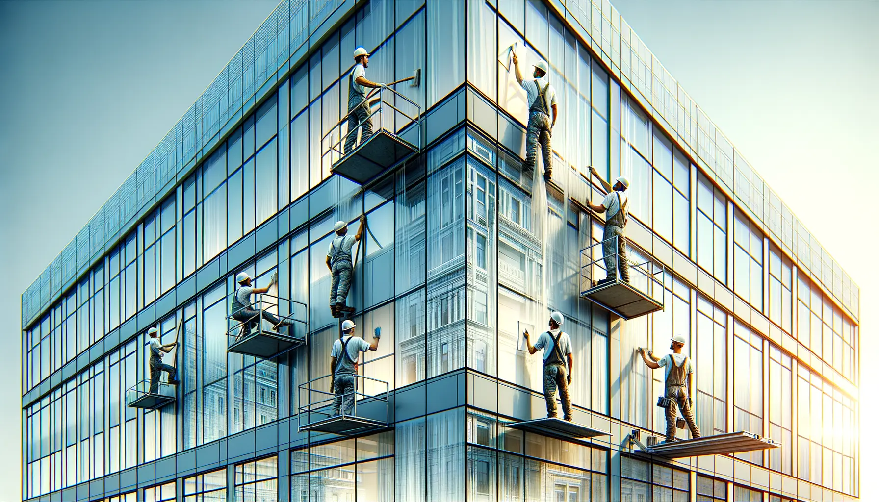 Fassadensanierung eines Bürogebäudes mit innovativer transparenter Wärmedämmung